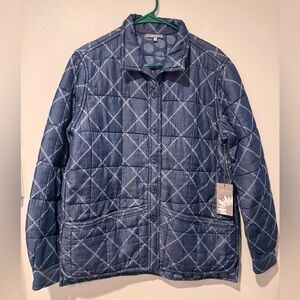 Habitat Denim Quilt Jacket Size Small